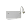 Noćna lampa s policom SHELF Led 4W+5W+2W desna bijela