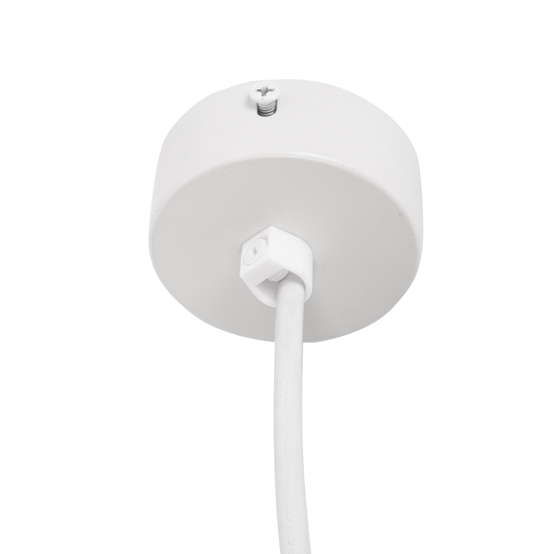 Kabel sa rozetom za napajanje ovjesne tračne rasvjete, Bijelo