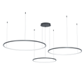 Saturno crna 100W LED viseća lampa