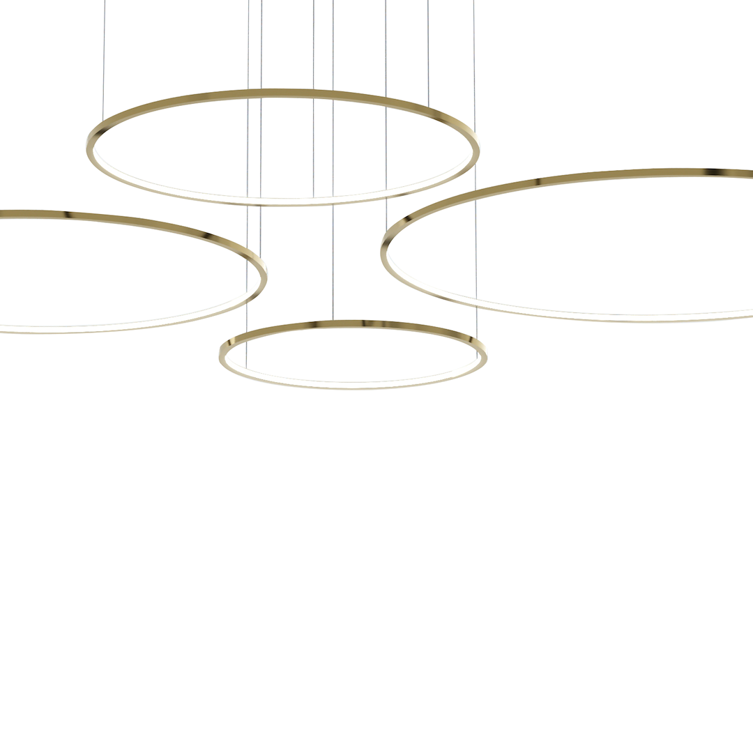 Saturno Gold 120W LED viseća lampa