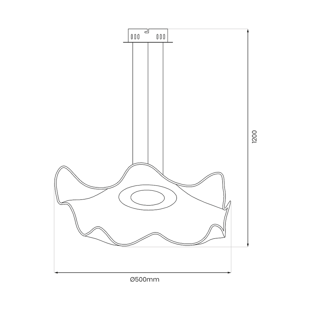 LARGO 16W LED viseća lampa