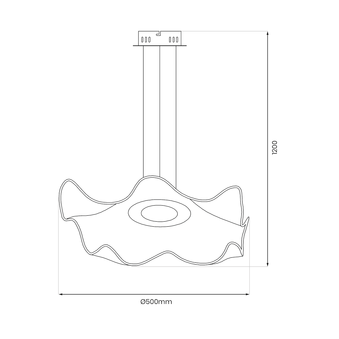 LARGO 16W LED viseća lampa