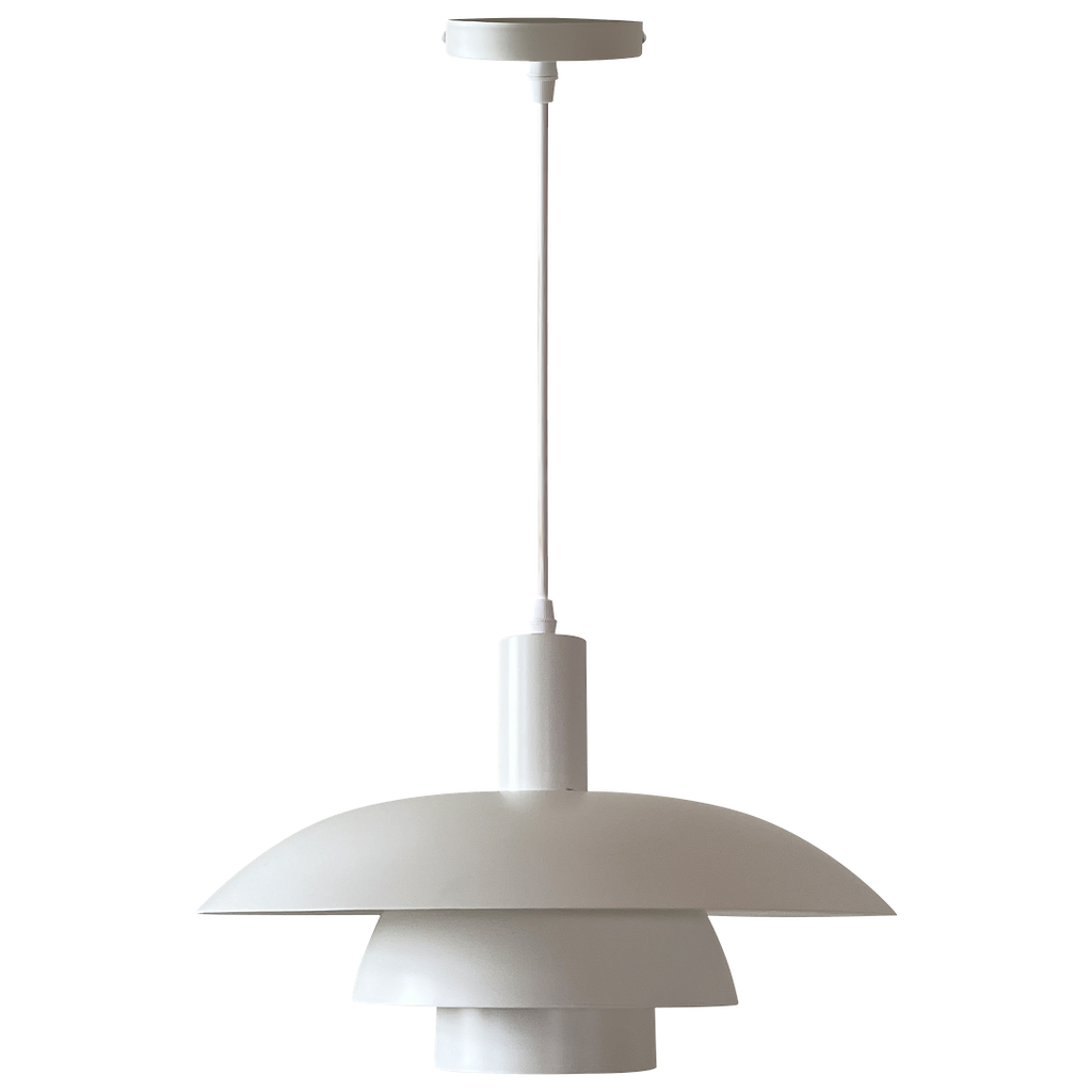 FERRO Bijela viseća lampa 1xE27