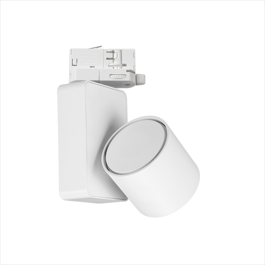 REFLEKTOR ZA TRAČNU RASVJETU Ojo, 3P, LED, 25W, CCT, 85x90, IP20, BIJELI