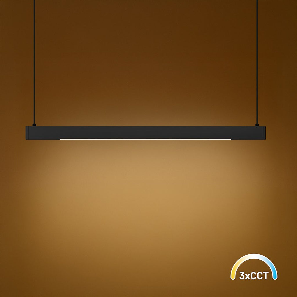 Linea Crna viseća lampa 36W LED 3000K-4000K-5700K