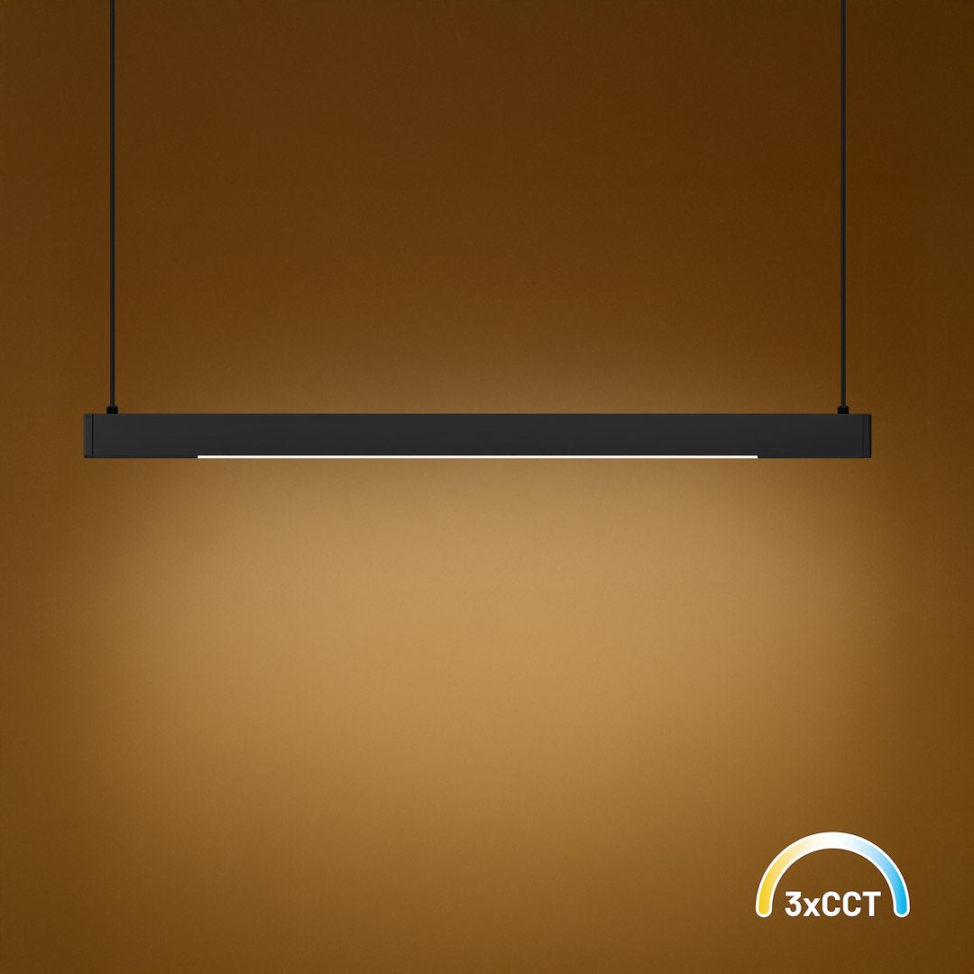 Linea Crna viseća lampa 36W LED 3000K-4000K-5700K