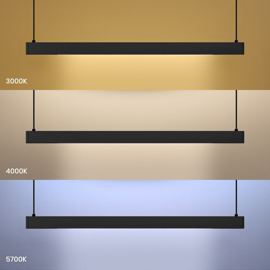 Linea Crna viseća lampa 36W LED 3000K-4000K-5700K