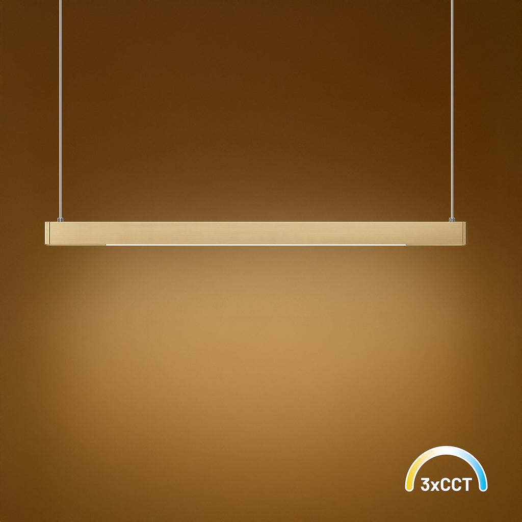 LINEA Zlatna 36W LED viseća lampa 3000K-4000K-5700K