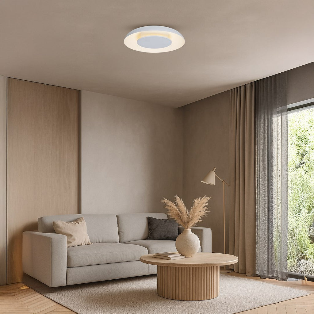 Piattino stropna svjetiljka bijela 30W LED 3000K-4000k-6000K