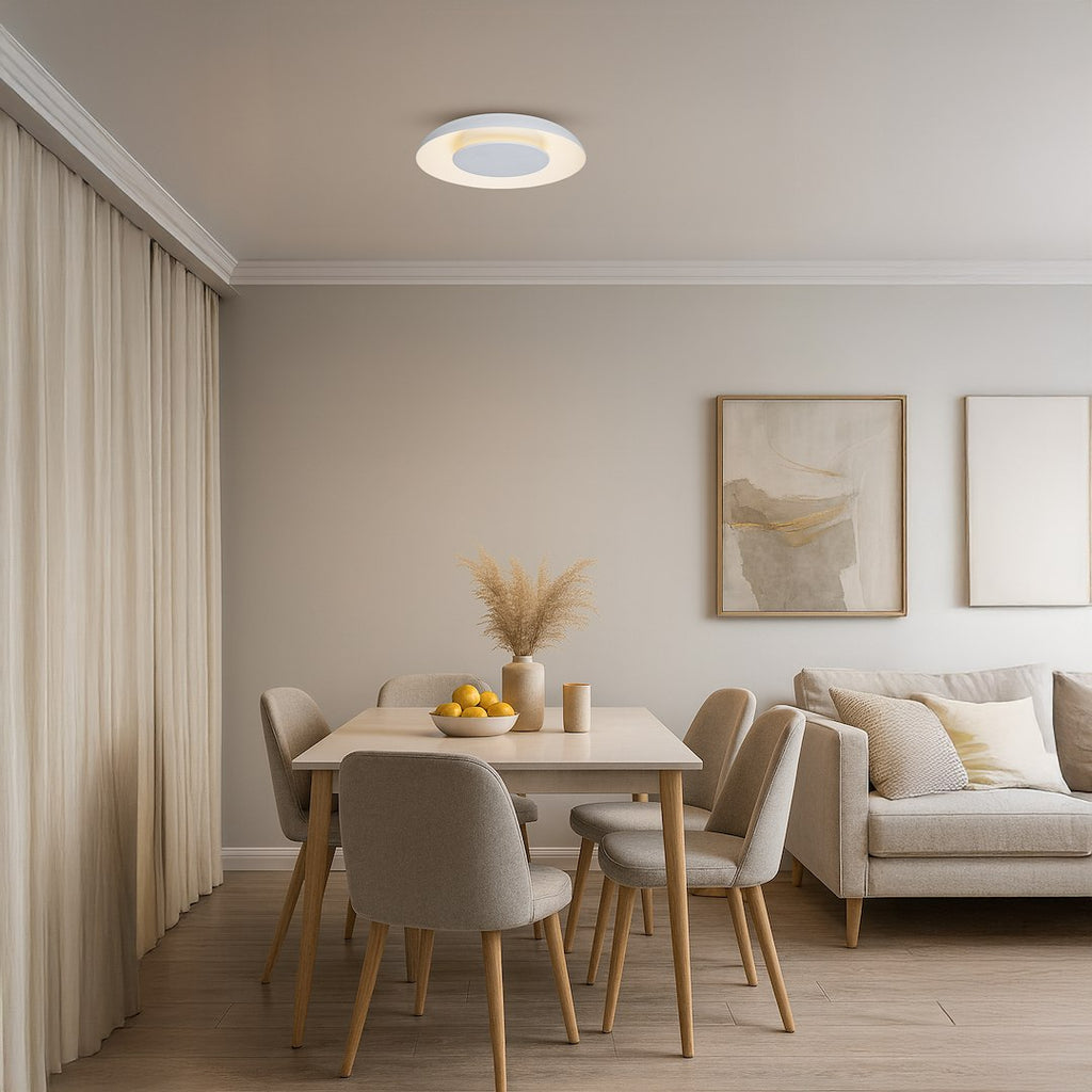 Piattino stropna svjetiljka bijela 30W LED 3000K-4000k-6000K