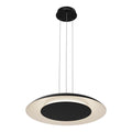 Piattino crna 30W LED viseća svjetiljka 3000K-4000K-6000K