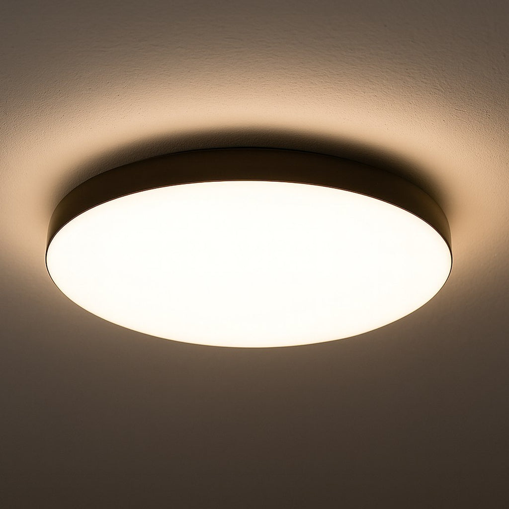MAYA LED stropna svjetiljka Ø500 mm 36W IP44, CRNA