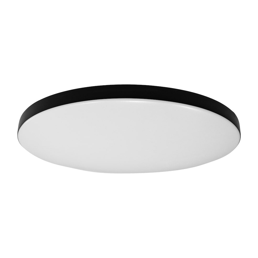 Siena stropna svjetiljka Crna 80W LED Ø750 mm + daljinski upravljač