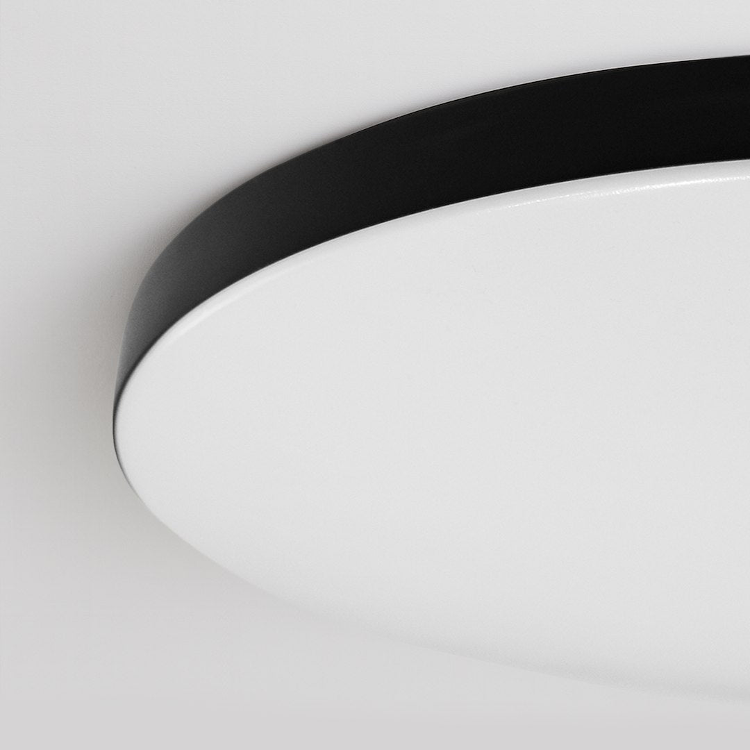 Siena stropna svjetiljka Crna 80W LED Ø750 mm + daljinski upravljač
