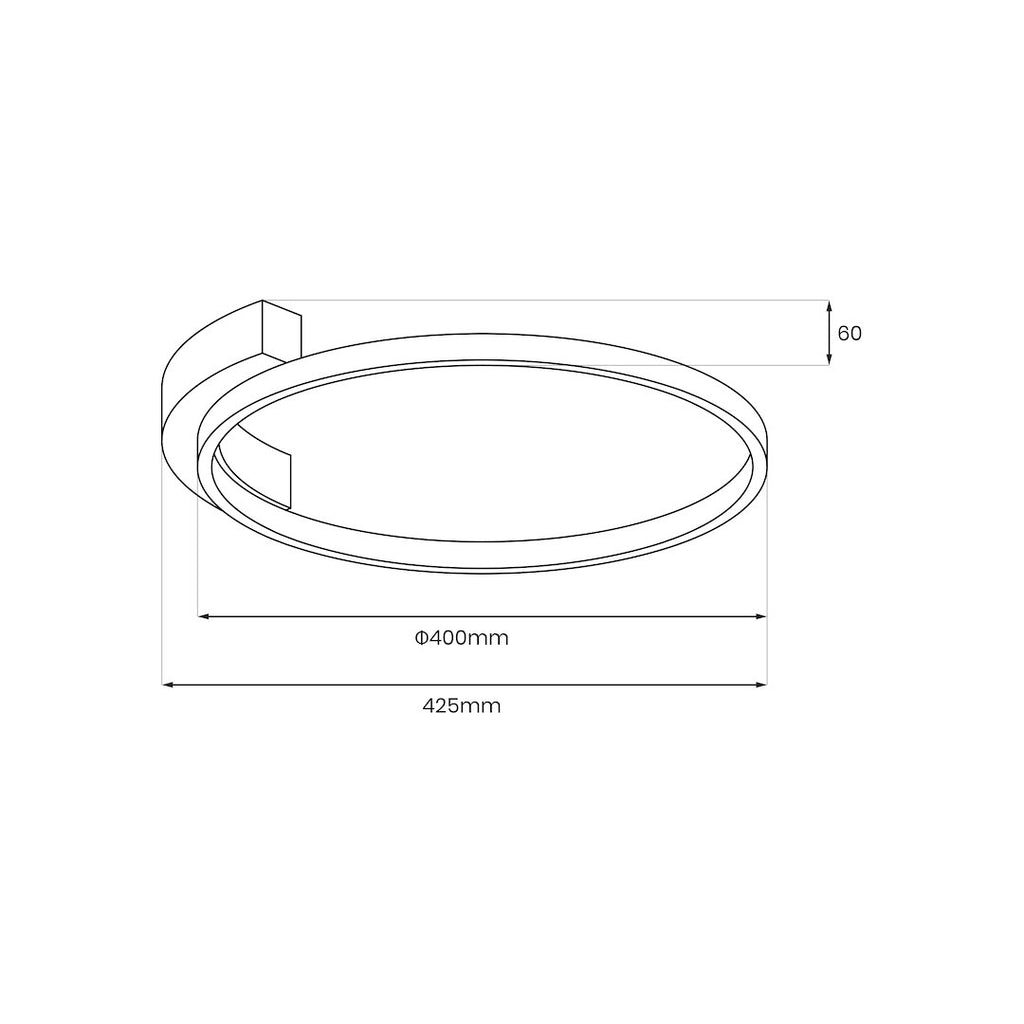 LUNA 18W LED stropna lampa
