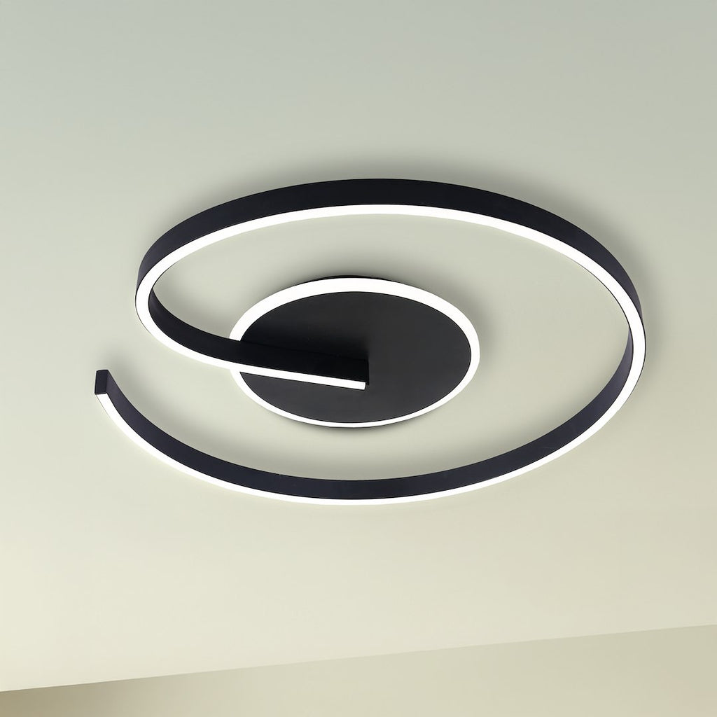 LORENZO BLACK 22W LED stropna svjetiljka