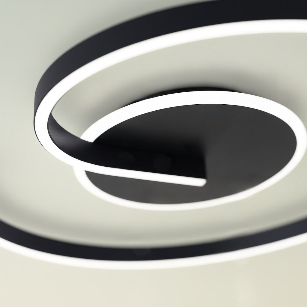 LORENZO BLACK 22W LED stropna svjetiljka