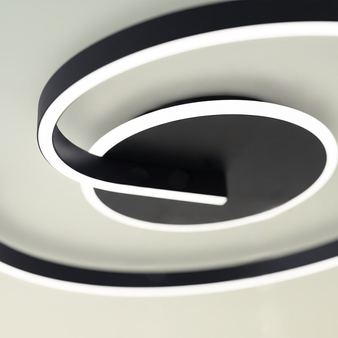LORENZO BLACK 22W LED stropna svjetiljka