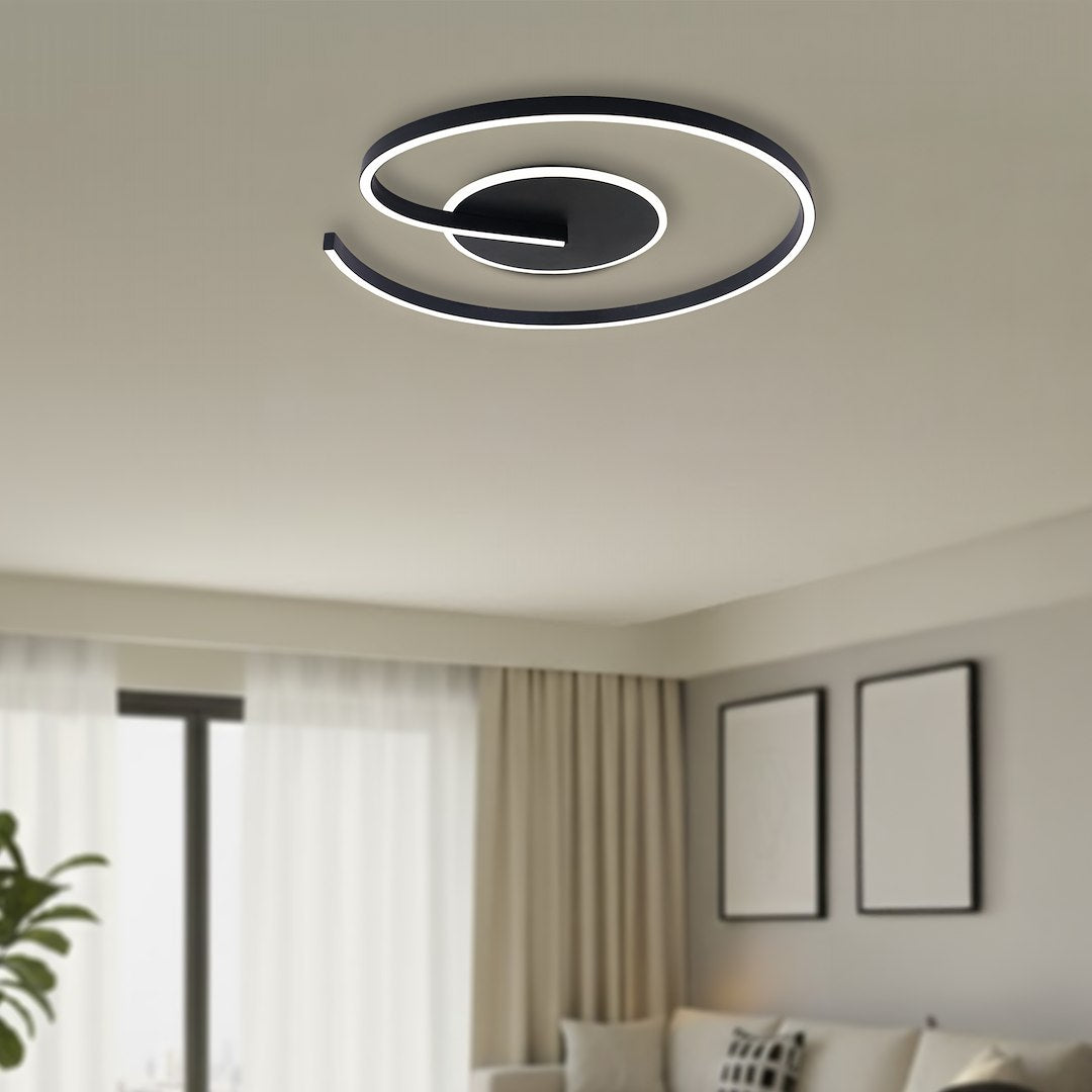 LORENZO BLACK 22W LED stropna svjetiljka