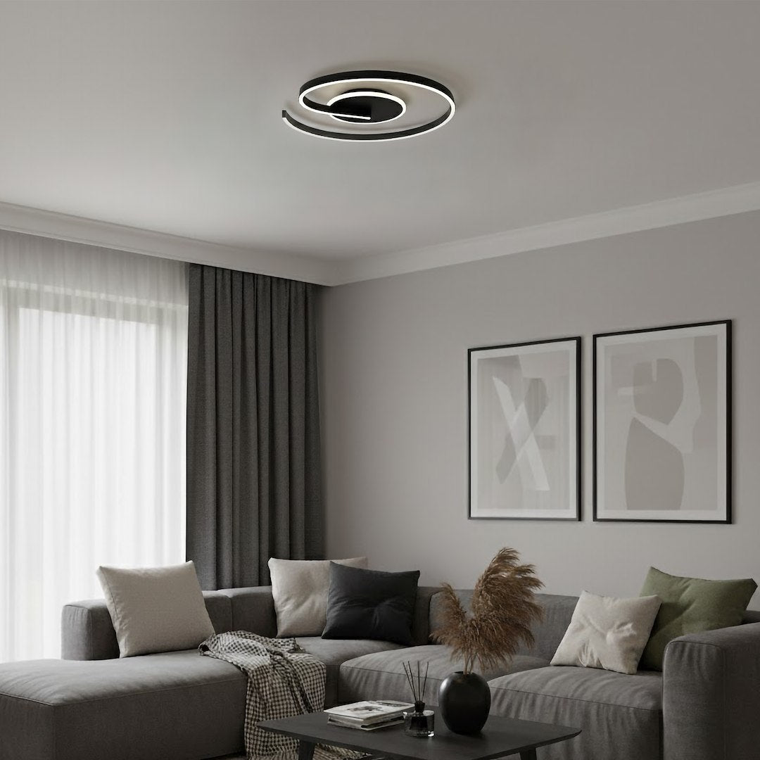LORENZO BLACK 22W LED stropna svjetiljka