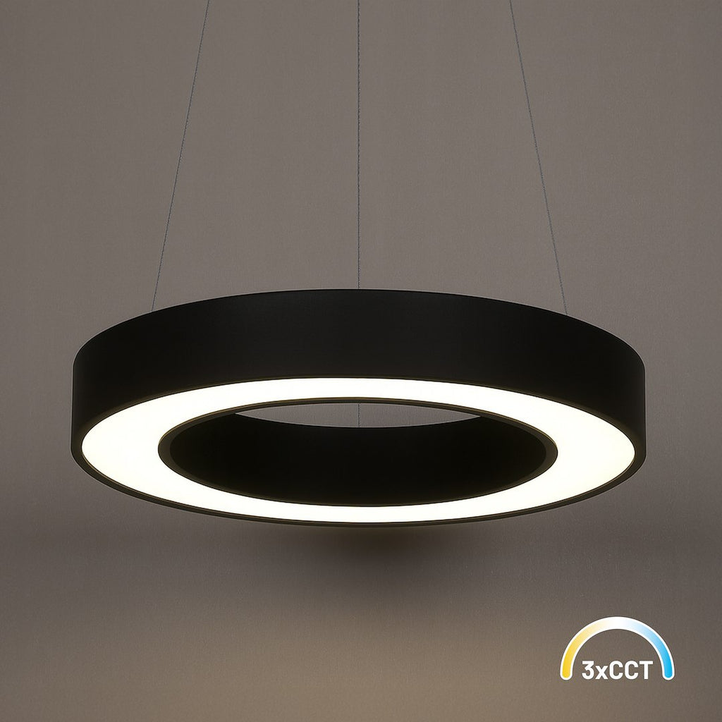 Viseća svjetiljka Union Crna 40W LED 3000-4000-6000K
