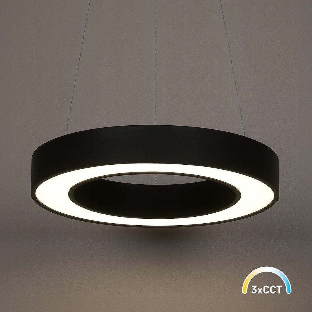 Viseća svjetiljka Union Crna 40W LED 3000-4000-6000K