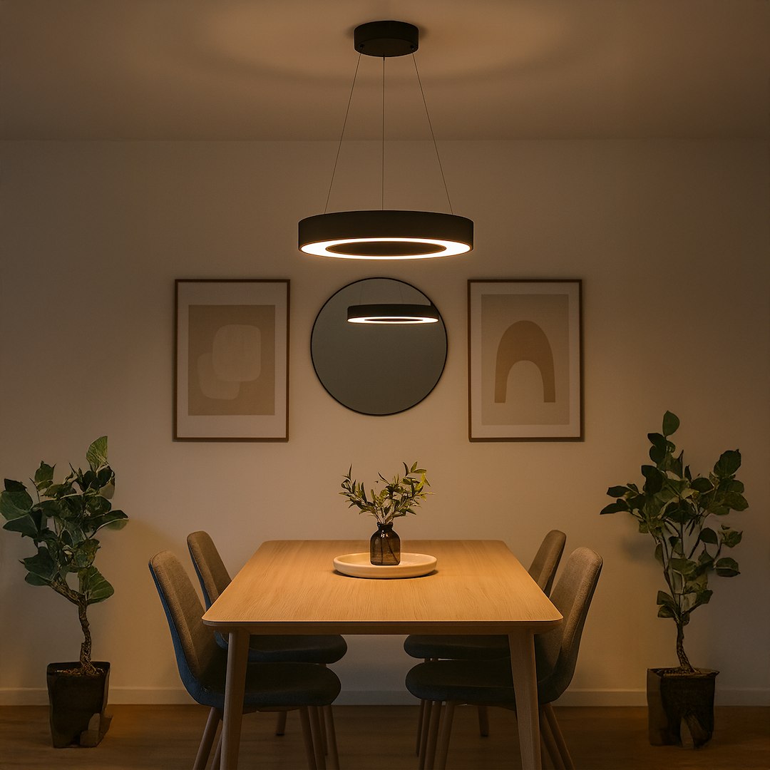 Viseća svjetiljka Union Crna 40W LED 3000-4000-6000K