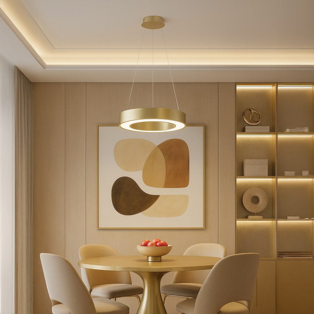 Viseća svjetiljka Union Gold 40W LED 3000-4000-6000K