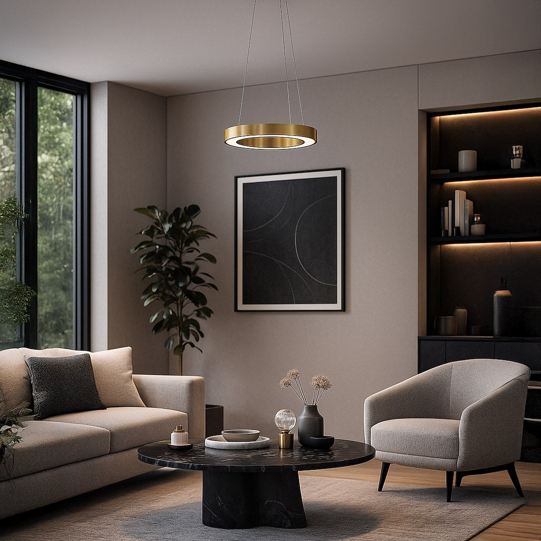 Viseća svjetiljka Union Gold 40W LED 3000-4000-6000K