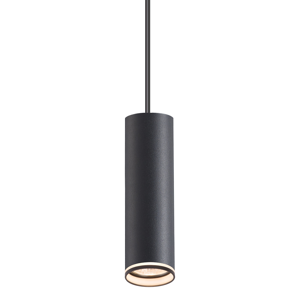 PIPE visilica za jednofazni sustav tračnica, 1P, GU10, CRNI