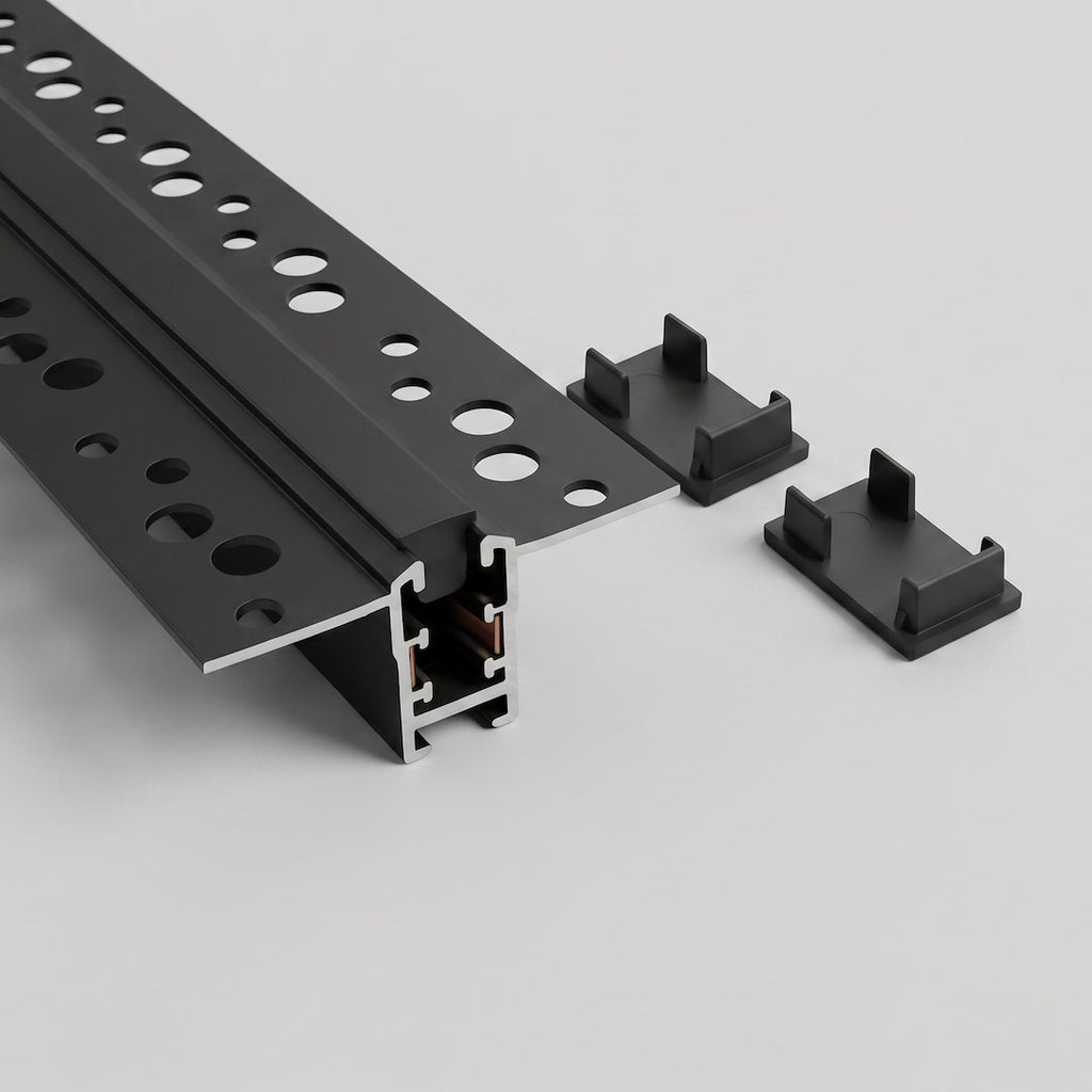 Ugradbena Magnetna tračnica 150CM za Magnetni sustav SMALL 5 mm širine, CRNA