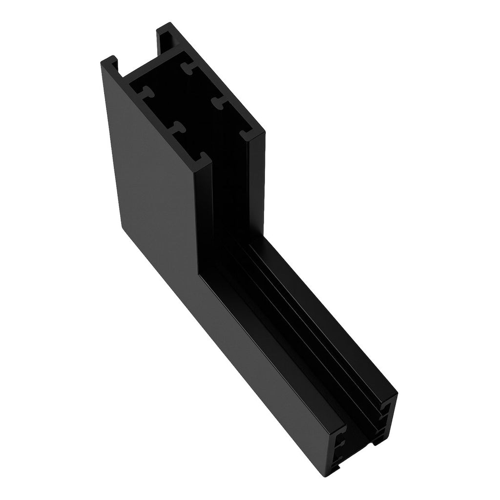 Kut L za Magnetni sustav SMALL 5 mm širine, CRNI