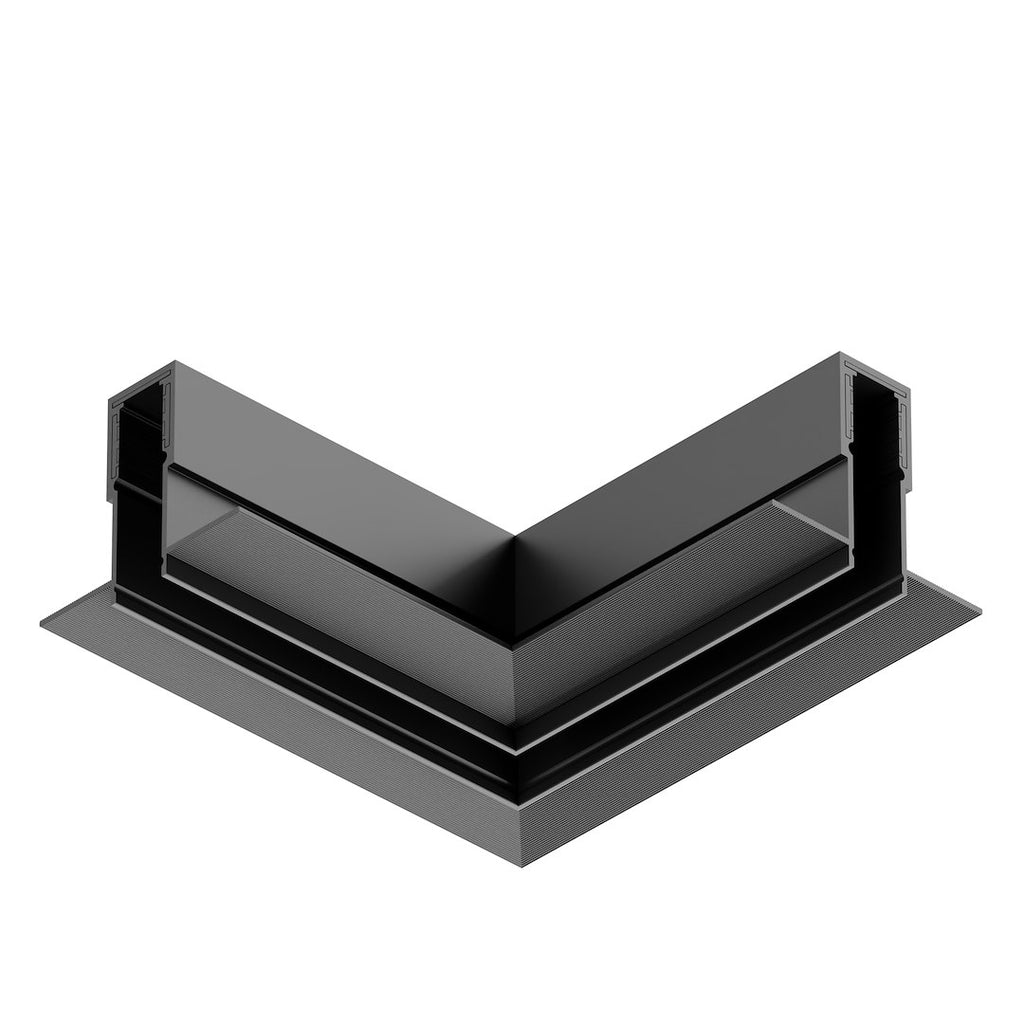 Ugradbeni Kut za Magnetni sustav MEDIUM 10 mm širine, CRNI