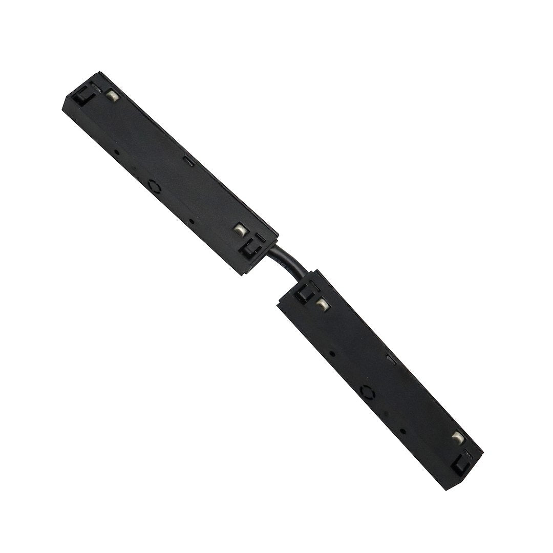 Konektor ravni za Magnetski sustav MEDIUM 10 mm širine, CRNI