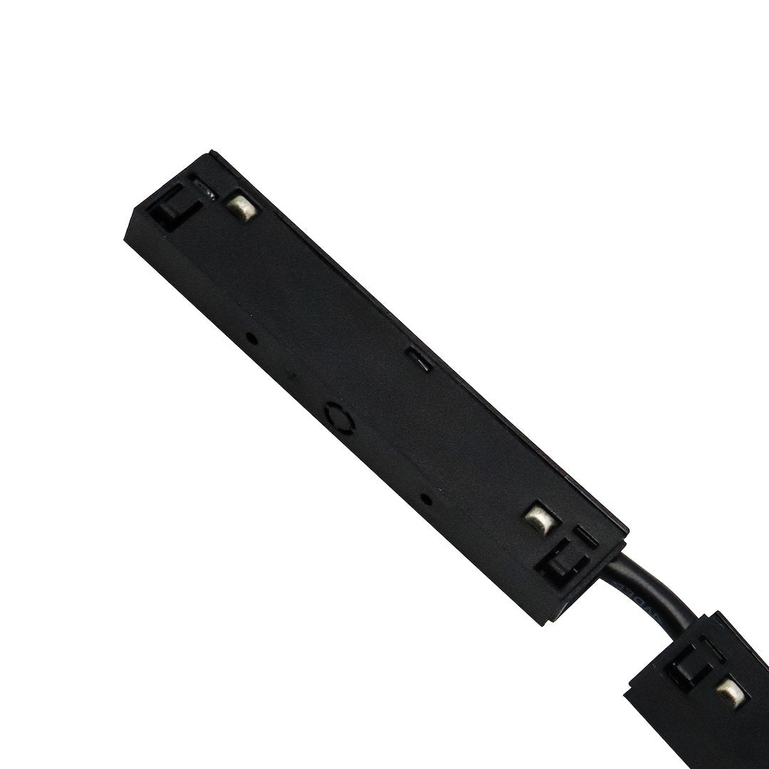 Konektor ravni za Magnetski sustav MEDIUM 10 mm širine, CRNI