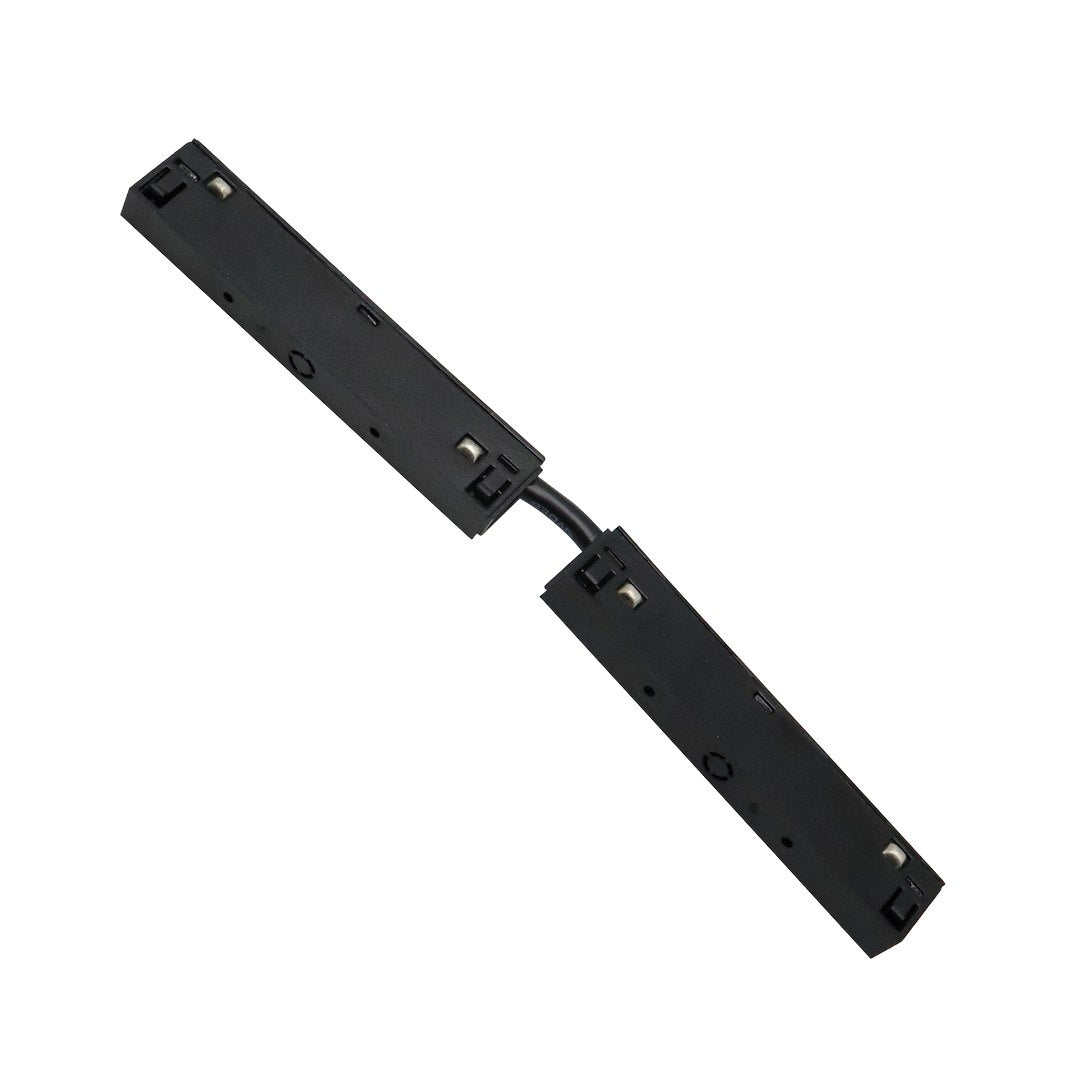 Konektor ravni za Magnetski sustav MEDIUM 10 mm širine, CRNI