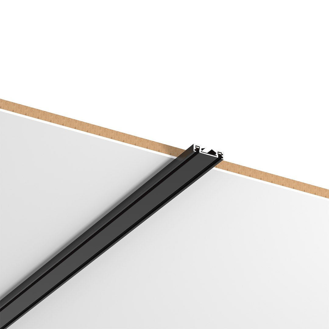 Magnetna tračnica 100CM za Magnetni sustav SLIM 5 mm visine, CRNA
