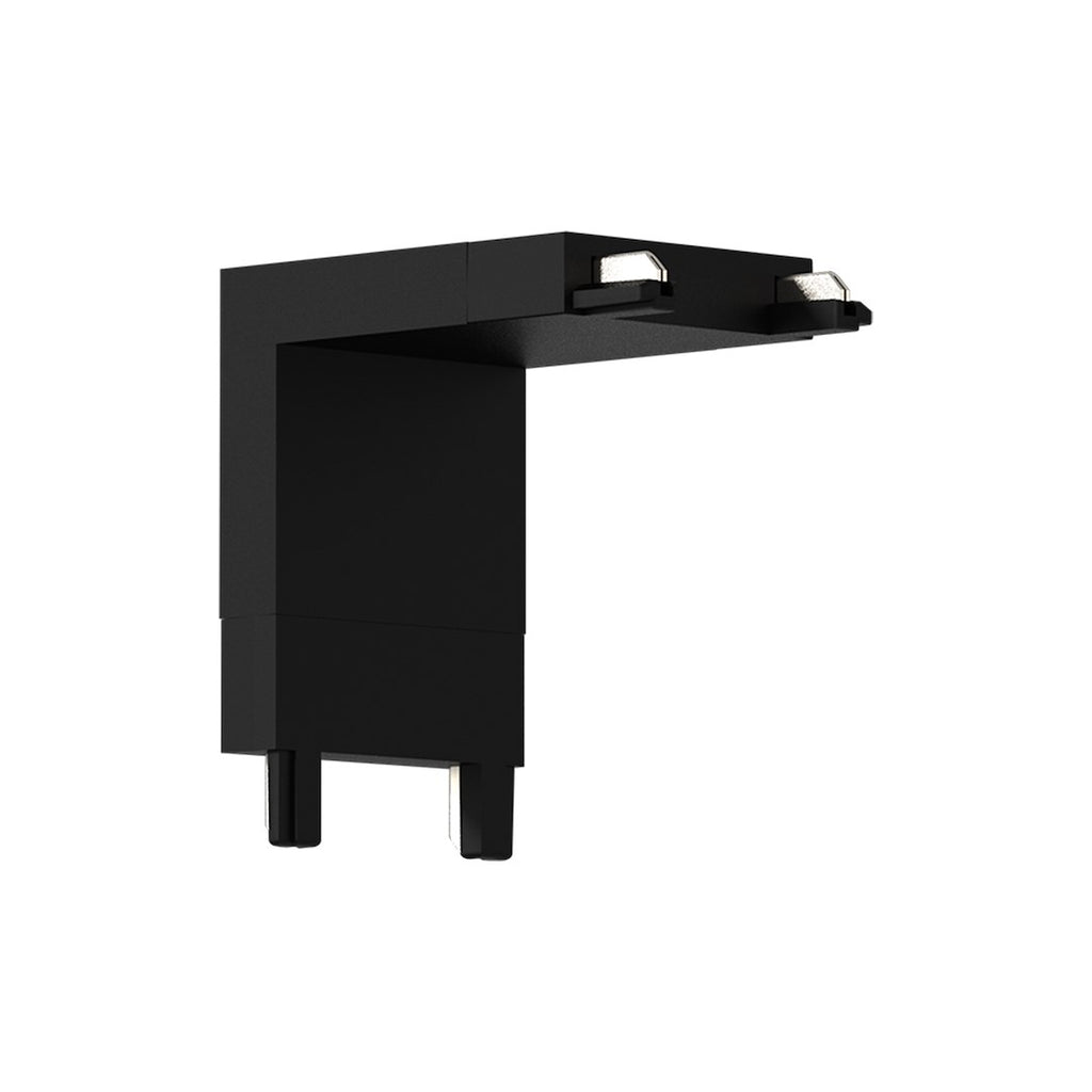 Konektor L za Magnetni sustav SLIM 5 mm visine, CRNI