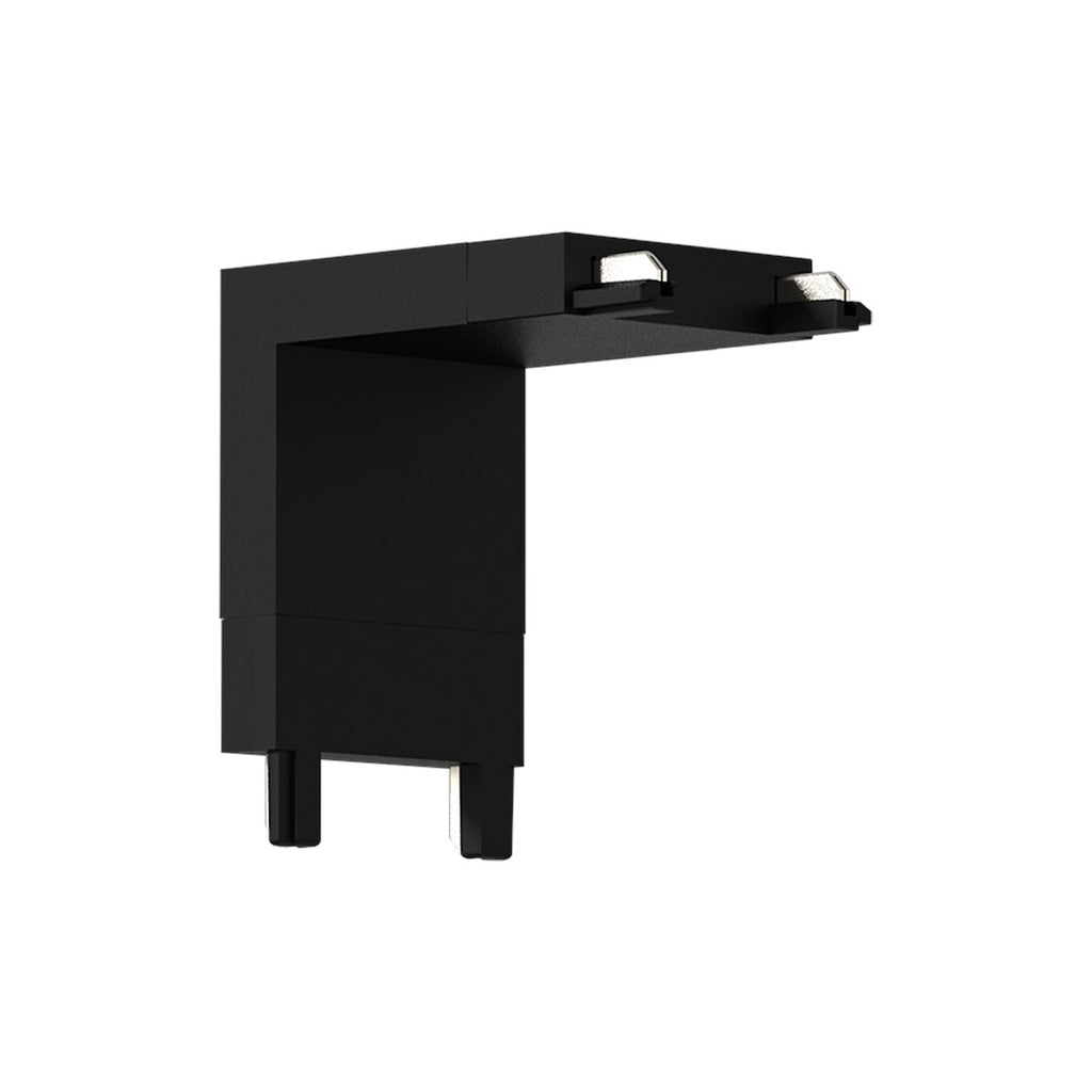 Konektor L za Magnetni sustav SLIM 5 mm visine, CRNI