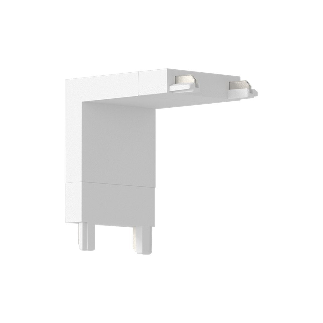 Konektor L za Magnetni sustav SLIM 5 mm visine, BIJELI