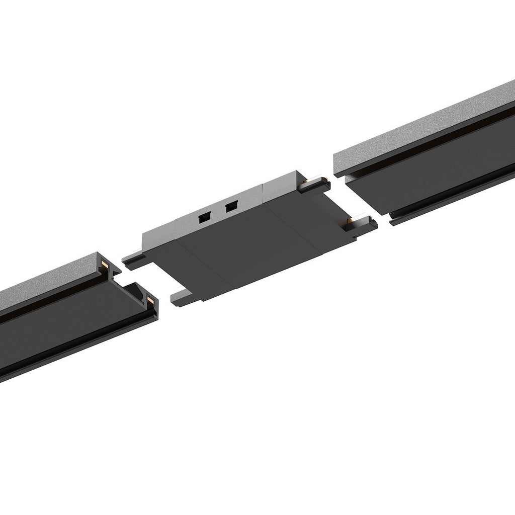 Konektor ravni za Magnetni sustav SLIM 5 mm visine, CRNI