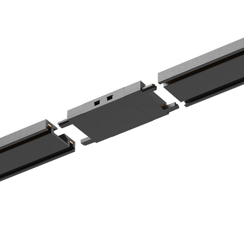 Konektor ravni za Magnetni sustav SLIM 5 mm visine, CRNI