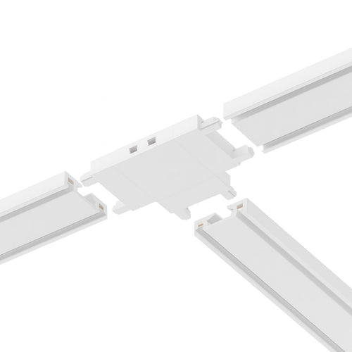 Konektor T za Magnetni sustav SLIM 5 mm visine, BIJELI