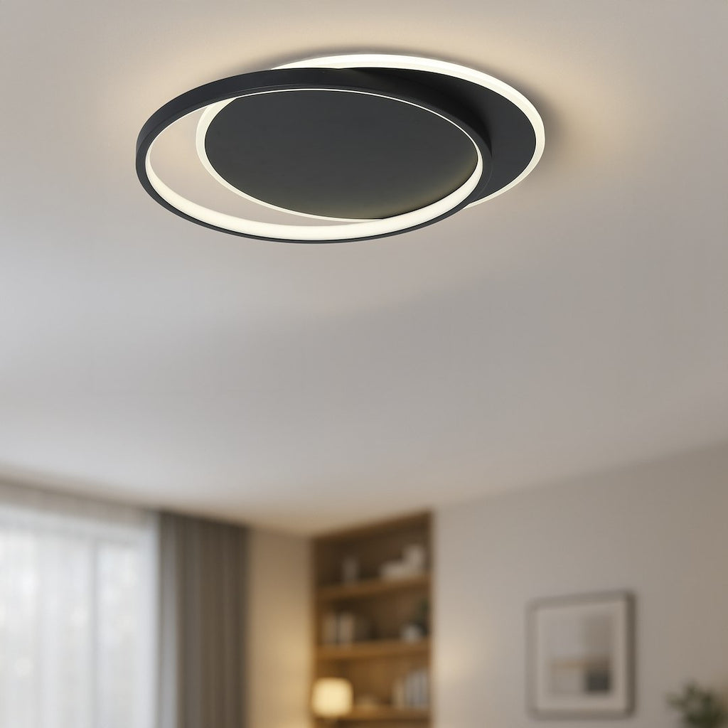 CORDOBA BLACK stropna svjetiljka LED 30W 4000K 45X39CM CRNA