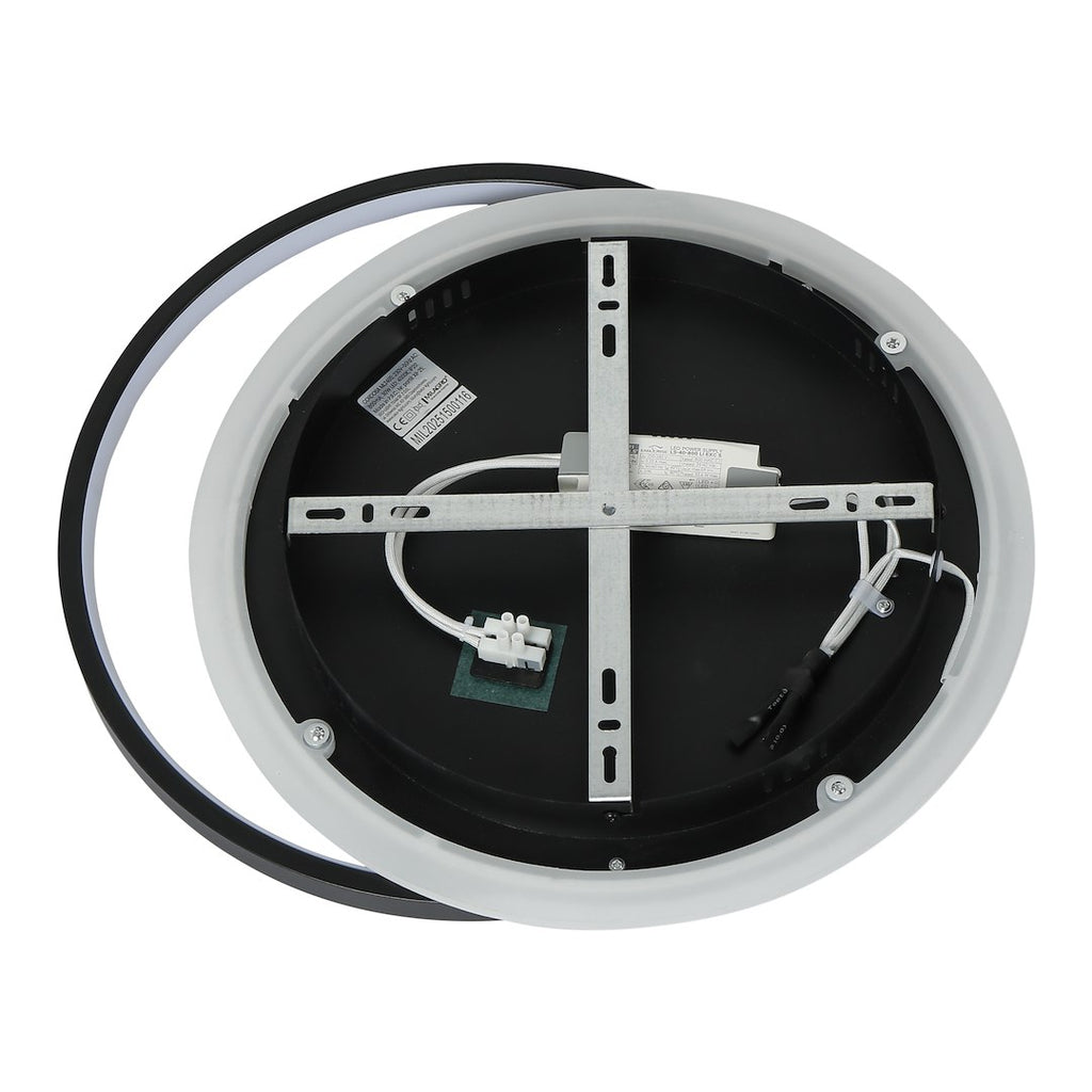 CORDOBA BLACK stropna svjetiljka LED 30W 4000K 45X39CM CRNA