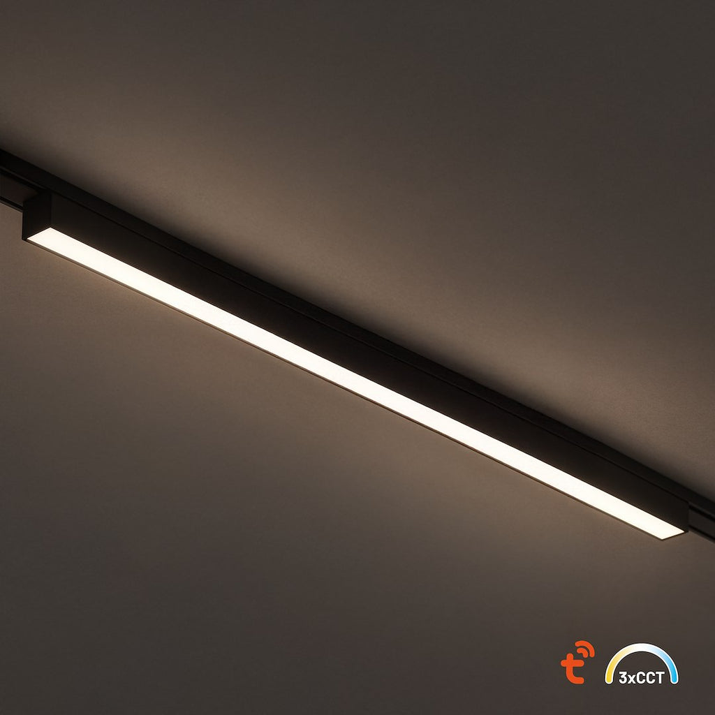LED svjetiljka 20W CCT 48V 61CM za Magnetni sustav SLIM 5 mm visine, CRNA