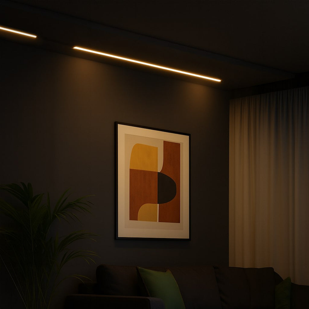 LED svjetiljka 30W CCT 48V 91CM za Magnetni sustav SLIM 5 mm visine, CRNA