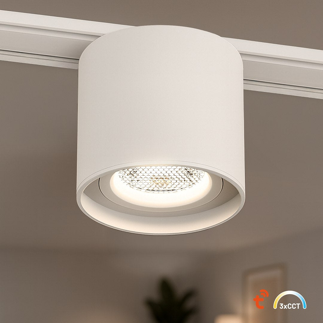LED spot svjetiljka 6W CCT 48V 8CM za Magnetni sustav SLIM 5 mm visine, BIJELA