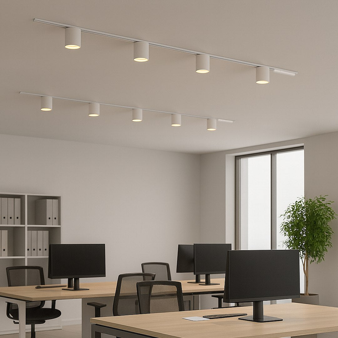 LED spot svjetiljka 6W CCT 48V 8CM za Magnetni sustav SLIM 5 mm visine, BIJELA