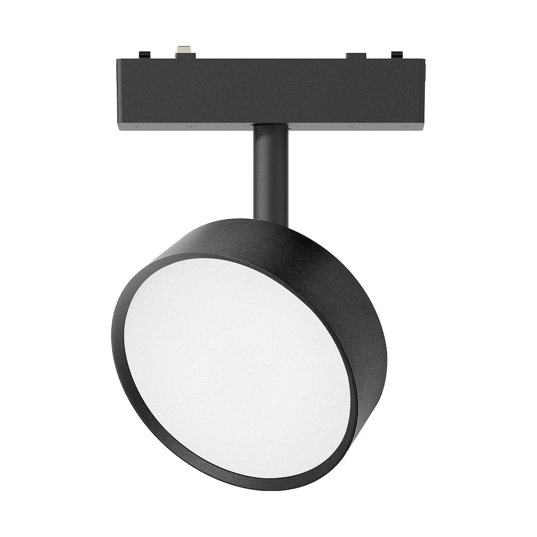 LED svjetiljka 9W CCT 48V Ø10CM za Magnetni sustav SLIM 5 mm visine, CRNA